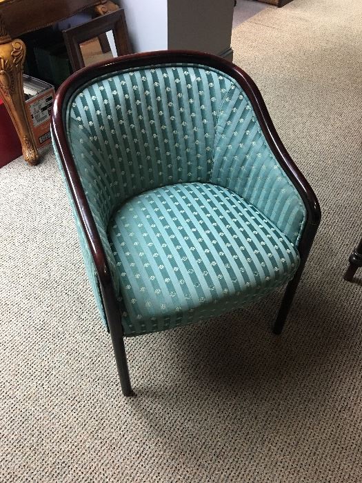 Pair office waiting room chairs