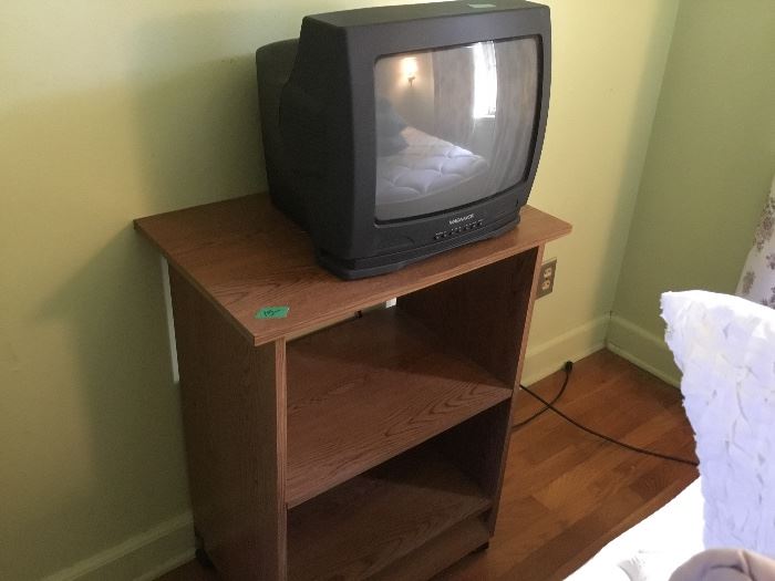 Small TV and stand