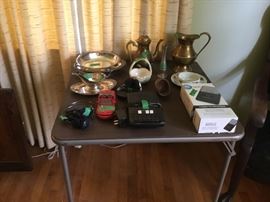 Office items and teapots