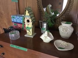 Items on chest in bedroom