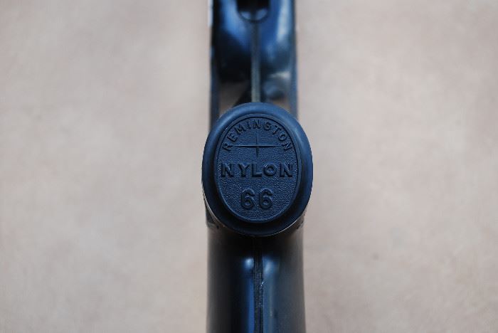 Remington Nylon 66 Apache - 1 of 221,000 - barrel stamps dates this .22LR rifle at March, 1969. It appears that this Nylon 66 Apache with a chromed receiver and barrel has never been fired. Really nice rifle! Barrel Stamped "J A S" - S/N 212XXXX