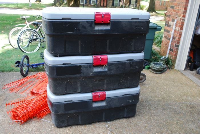 Rubbermaid 48 Gallon Action Packer Storage Containers
