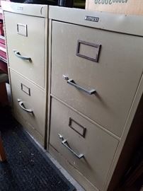 two drawer file cabinets