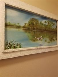 Scenic Florida Oil Painting