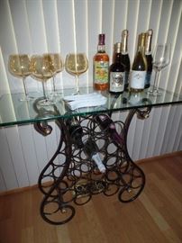 Great Glass Top Wine Rack