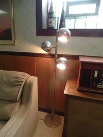 Mid Century chrome floor lamp