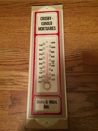 Vintage Omaha and Millard Thermometer