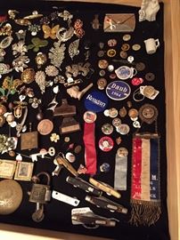 Jewelry, Pocket Knifes, Buttons, and More