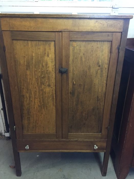 Antique jelly cupboard.