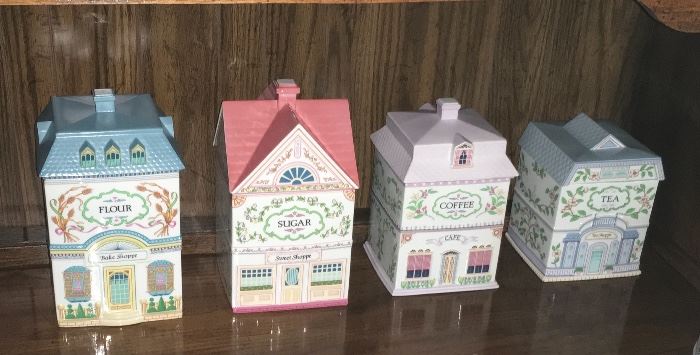 EXCELLENT LENOX CANISTER HOUSES