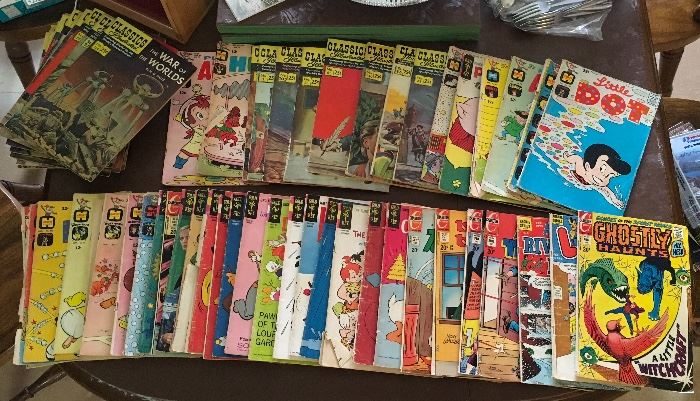 61 vintage comic books