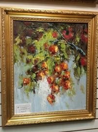 'Pomegranates' oil on canvas