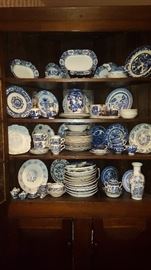 Woods and Son, Staffordshire and flow blue.