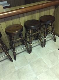 Solid Wood Bar Stools