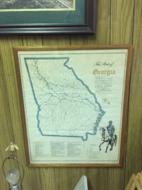 Georgia Civil War Map