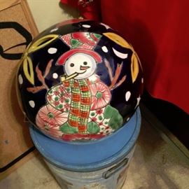 HOLIDAY DECOR - CANDLE COVER.