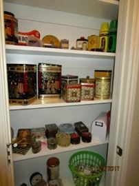 Misc tins