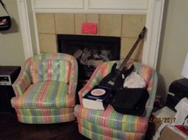 Pair occasional chairs