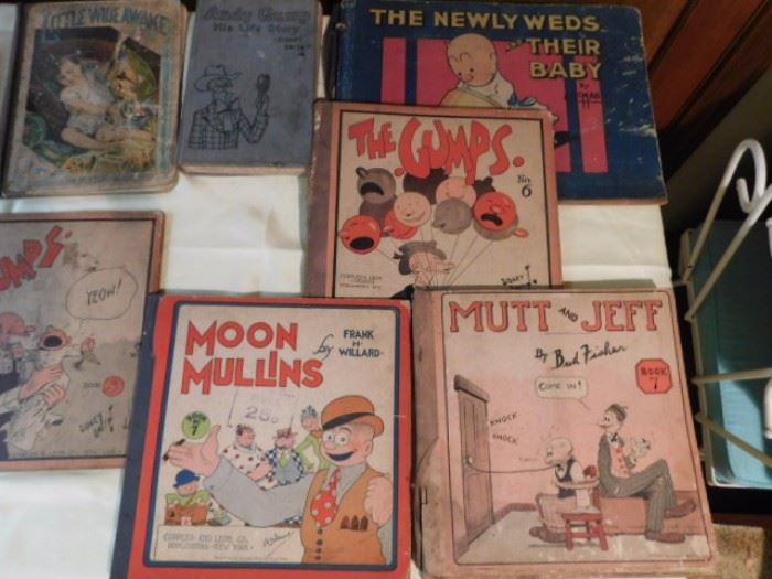 MUTT AND JEFF,  1933 MOON MULLINS, 1924 Andy GUMP 