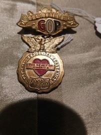 1928 GOP NATIONAL REPUBLICAN CONVENTION pin