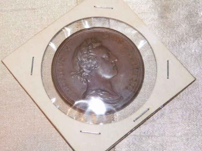 LUDOVICUS XV PIUS MUNIFCUS Medal 