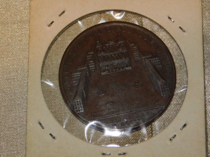 Back side LUDOVICUS XV PIUS MUNIFCUS Medal 
