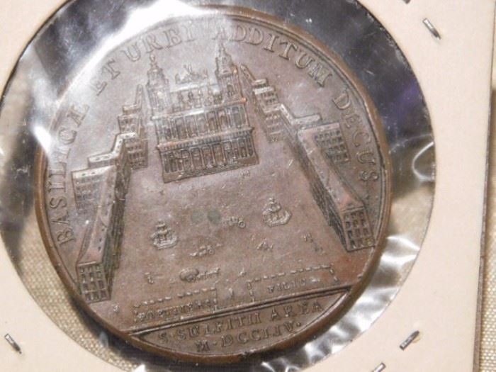 Back of LUDOVICUS XV PIUS MUNIFCUS Medal 