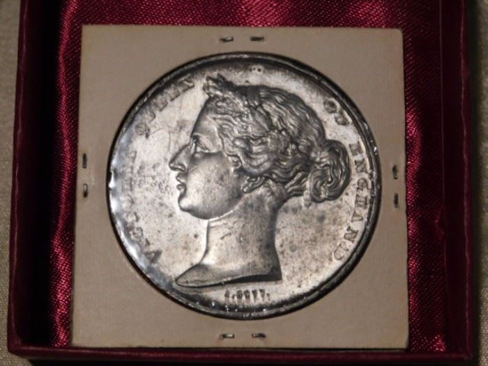 1862 Universal Exhibition Great Britain medallion