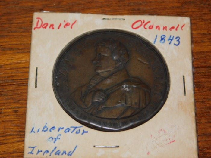 1843 Daniel O'Connell Liberator of Ireland Medal 