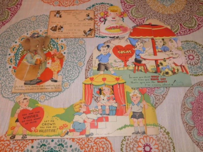 Vintage Valentines day cards