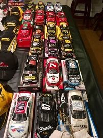 NASCAR autographed die-cast cars (with boxes)