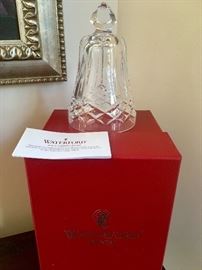 There are a few of Waterford crystal bells