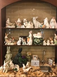 Collection of bunnies ~ many of them Fitz and Floyd