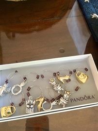 Pandora wine glass charms