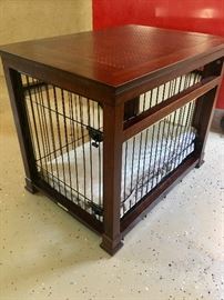 Frontgate dog kennel (looks like an end table)