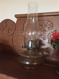 vintage oil lamp