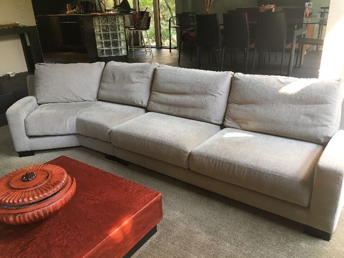 This custom-made sofa will be a focal point in any room!