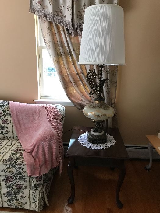 Pair vintage lamps