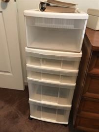 Storage tubs and drawers
