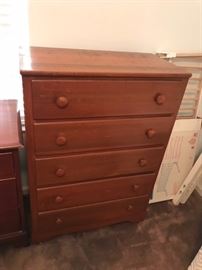 5 Drawer chest - has matching Chest of drawers and desk