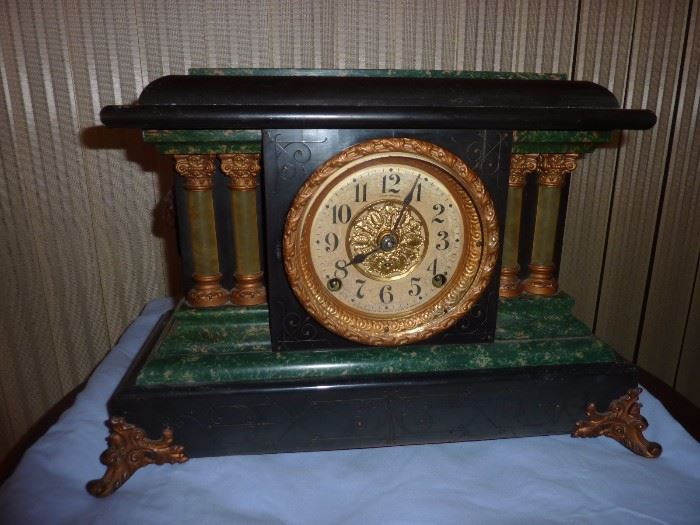 Antique Seth Thomas Mantle Clock with key