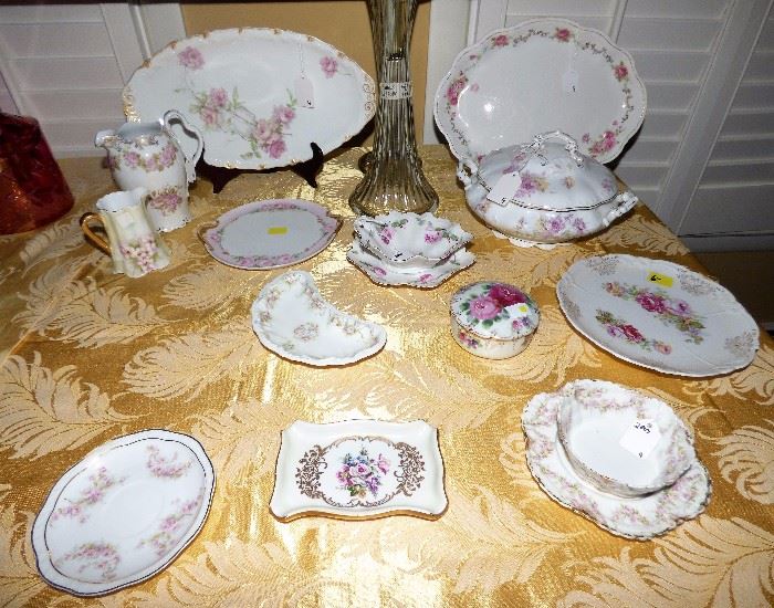 Limoges, Austria, Bavaria porcelain pieces