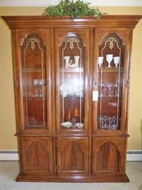 French Country china cabinet