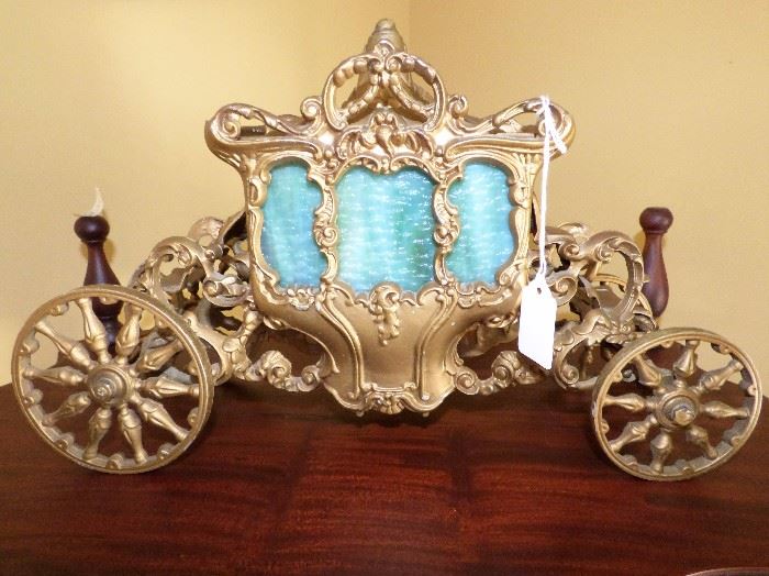 Antique Cinderella carriage lamp