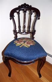 Cathedral side chair (as is, needs trim replaced)