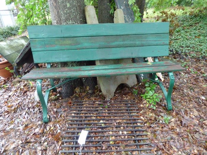 Vintage park bench
