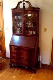 Vintage cherry secretary. 