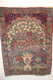 Small antique oriental rug.