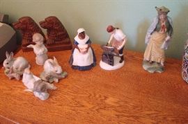 Royal Doulton and Lladro.