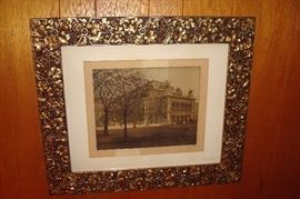 Antique photo in gilt frame.